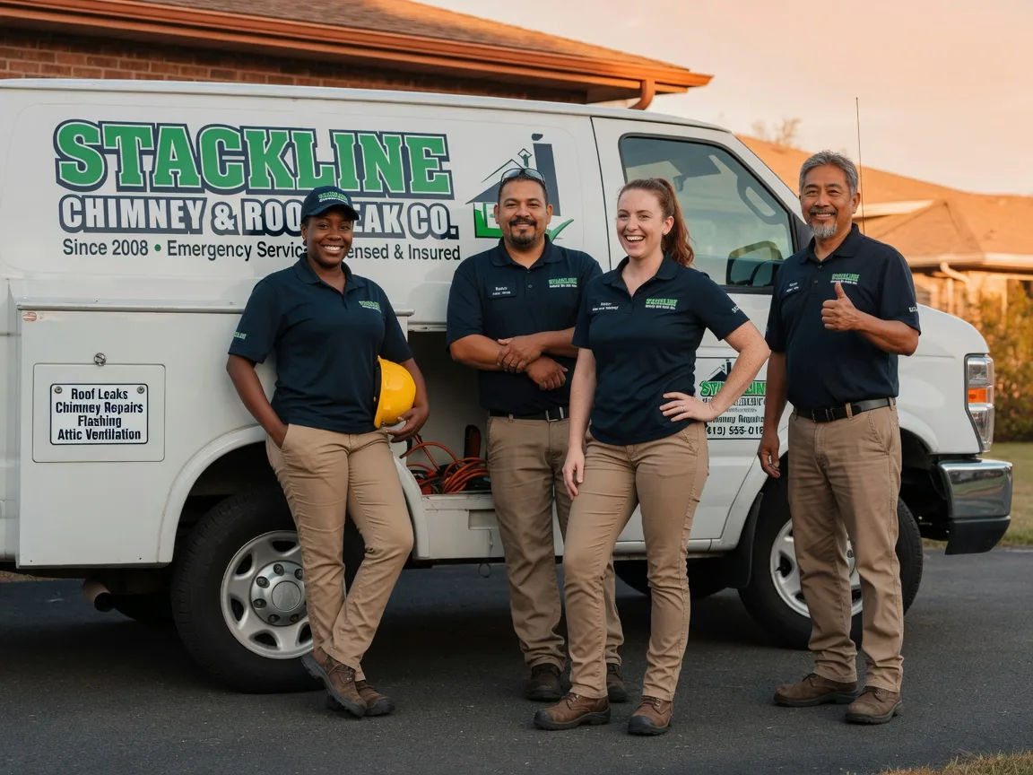 Chimney flashing repair company in Hilbert, WI